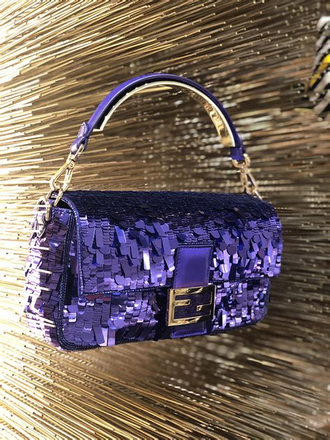 purple FENDI Women Bags .